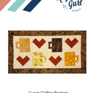 I Love Coffee Table Runner